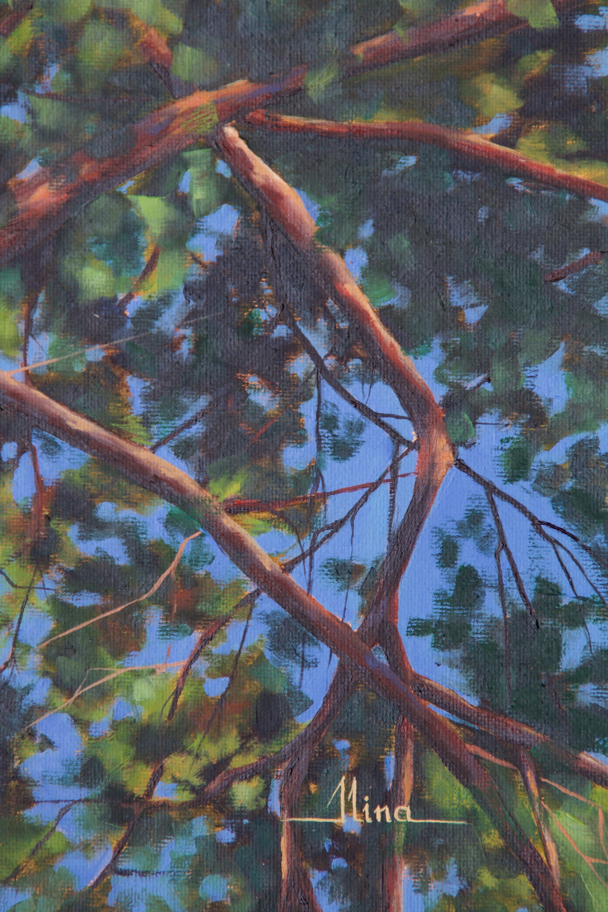 "Verschwinden in Grünau" — detail 2