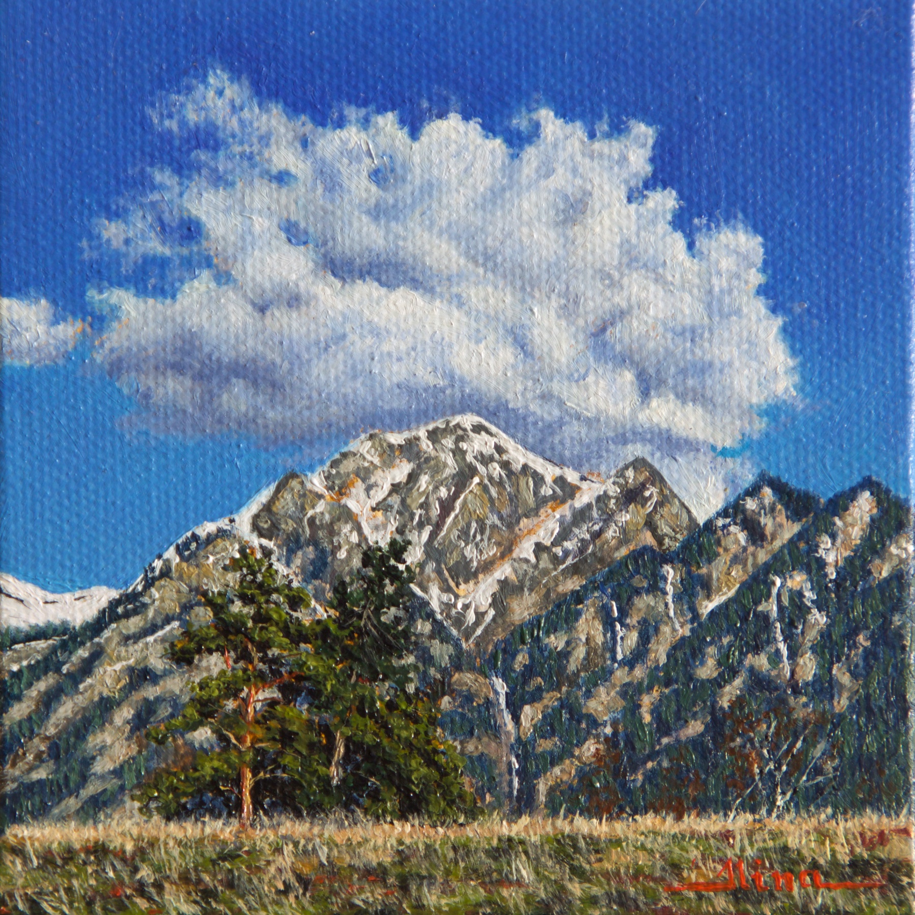 "Chur" — oil painting