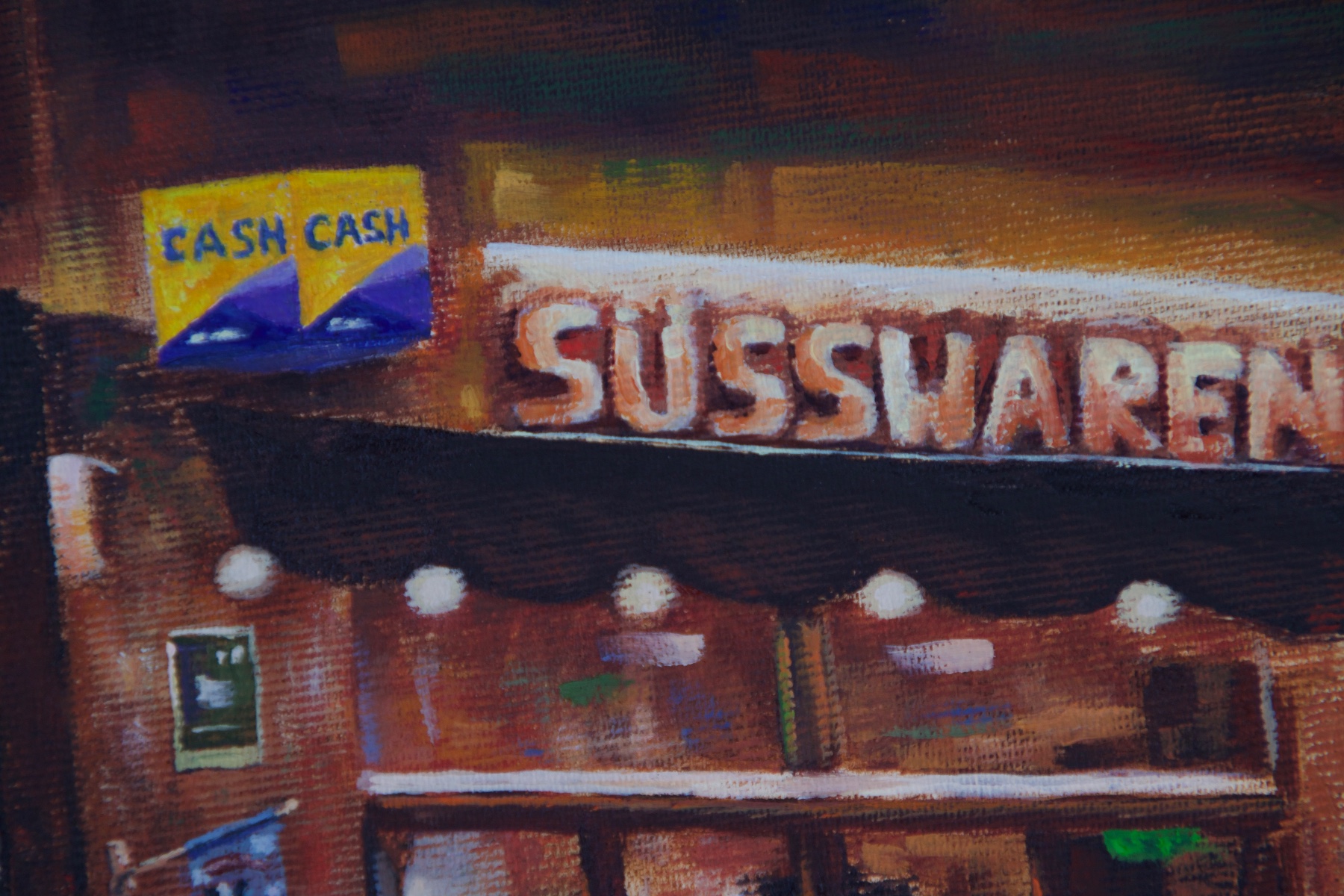 "On Weserstraße the Light is Always On" — detail 4