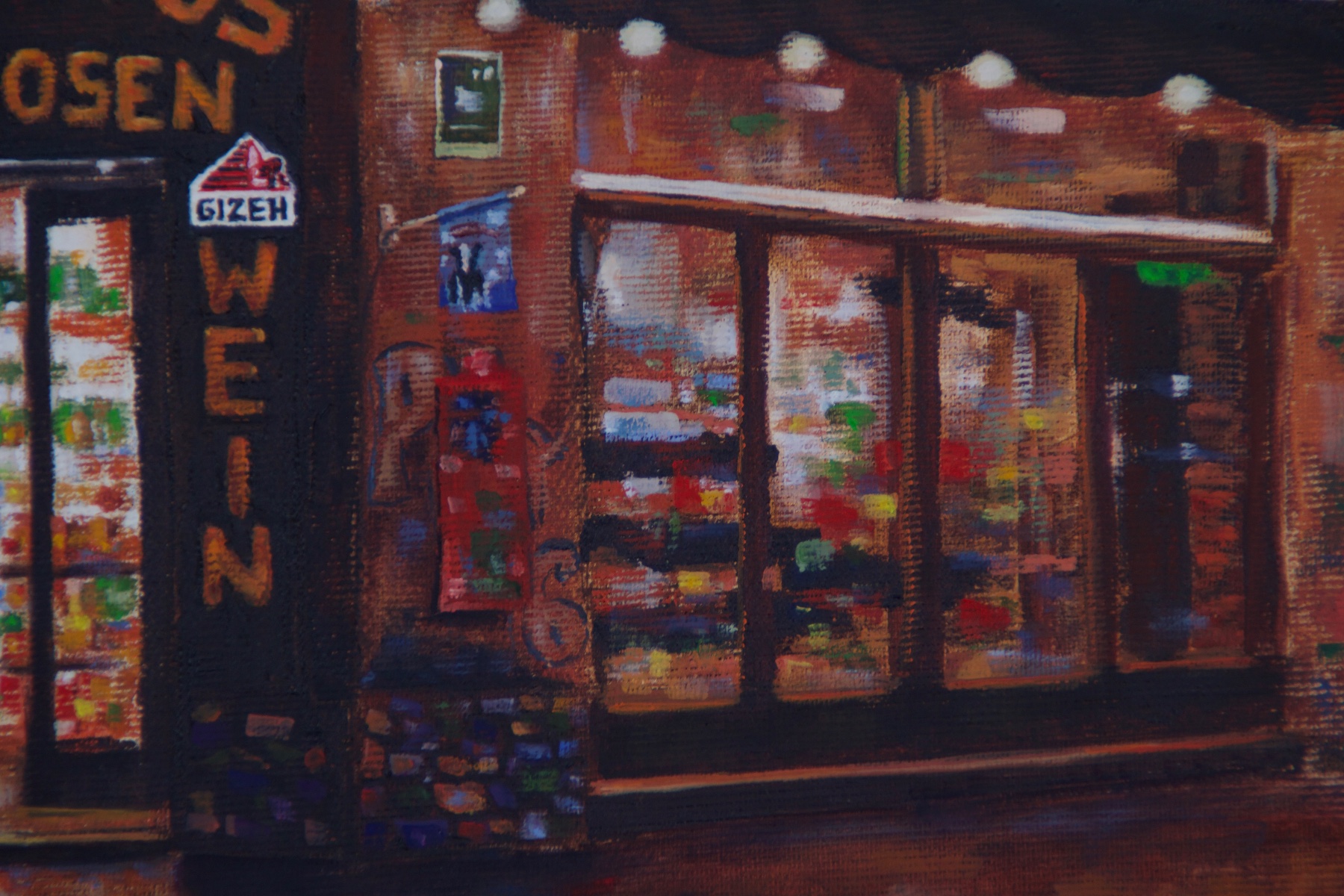 "On Weserstraße the Light is Always On" — detail 3