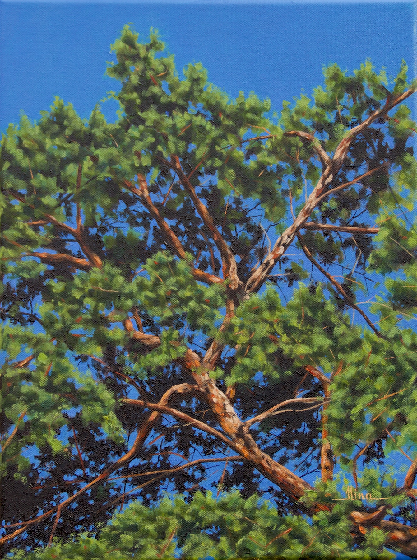 "The Ode in Colors" — oil painting